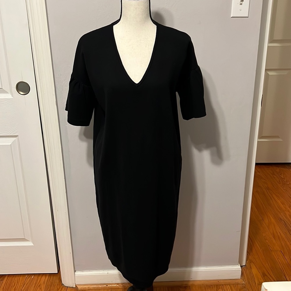 Ralph Lauren Black Knit Sweater Dress